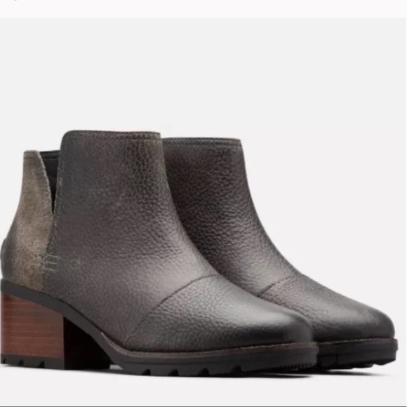Sorel Shoes - Sorel Cate Chelsea Leather Waterproof Booties 7